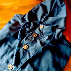 Five Four Men’s Navy Raincoat